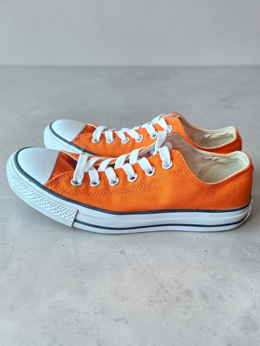 Vibrant Orange Converse All ⭐️ Star Classic Canvas Sneakers Low Tops - Unisex